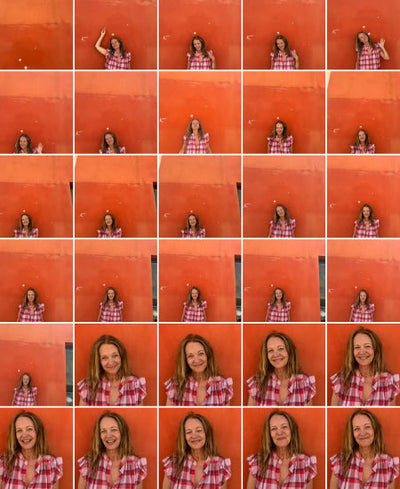 Romilly Wilde Founder With Orange Background