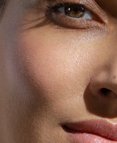 Close Up Of Woman's Radiant Skin