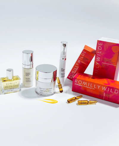 Image of Romilly Wilde Biotech anti-aging skincare and fragrance